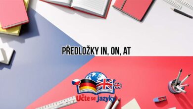 Predlozky In On At